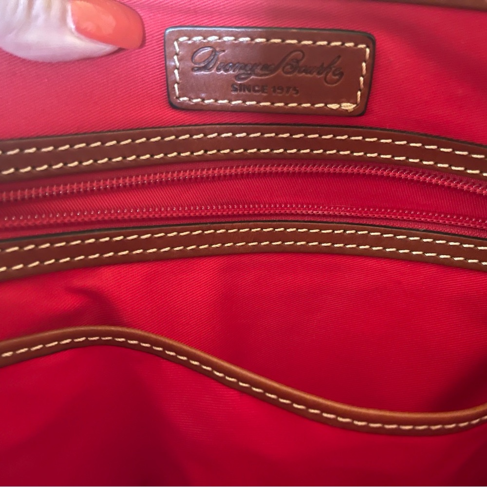Dooney & Bourke Pebbled leather Zip Zip Satchel. Gently used. - Picture 8 of 10